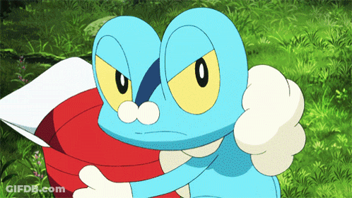 Blue Lizard With Yellow Eyes And White Nose GIF