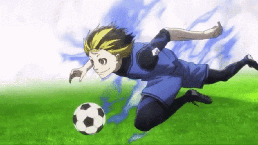 Blue Lock Bachira Meguru Blue Aura GIF