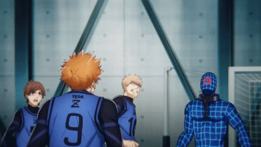 Blue Lock King Barou Practice GIF