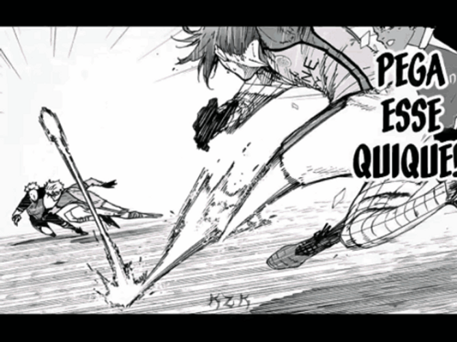 Blue Lock Manga Style GIF