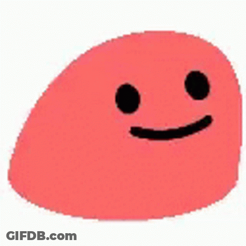 Blue Mascot With White Gloves And Blue Shoes GIF