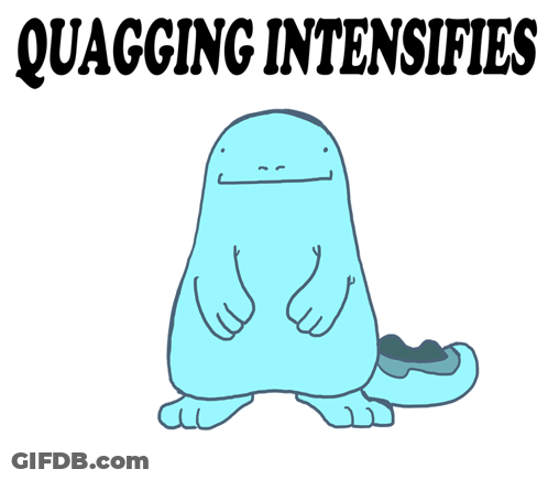 Blue Monster Quagging Intensifies GIF