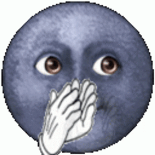 Blue Moon Clapping Its Hands GIF