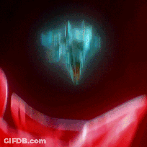 Blue Object Painting GIF