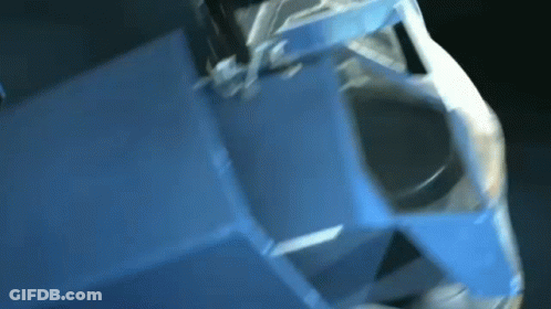 Blue Object That Looks Like A Soccer Ball GIF