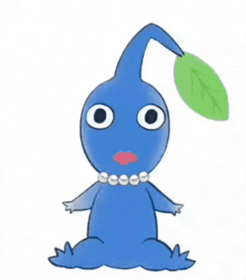 Blue Pikmin Swaying Hands GIF