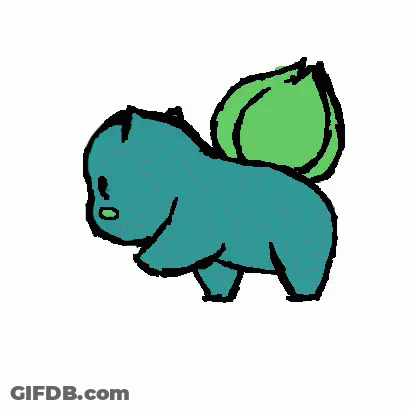 Blue Pokemon With Green Wings GIF