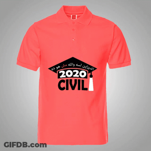 Blue Polo Shirt Saying 2020 Civil GIF
