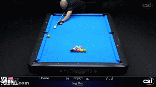 Blue Pool Table Saying Diamond GIF