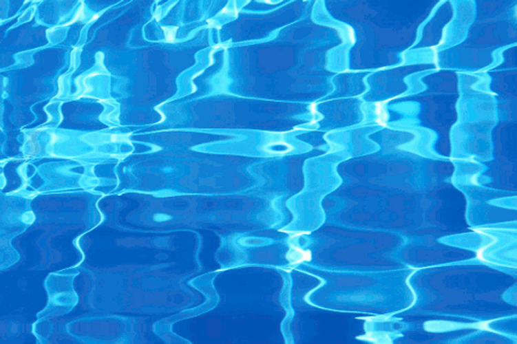 Blue Pool Water Reflection GIF
