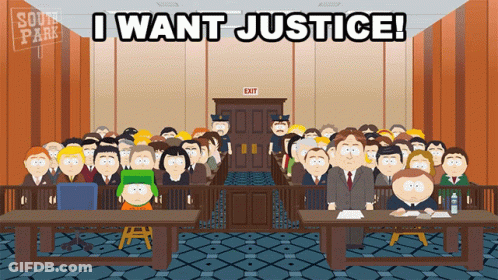 Blue Poster Saying Path To Healing Begins With Justice For All Of Us GIF