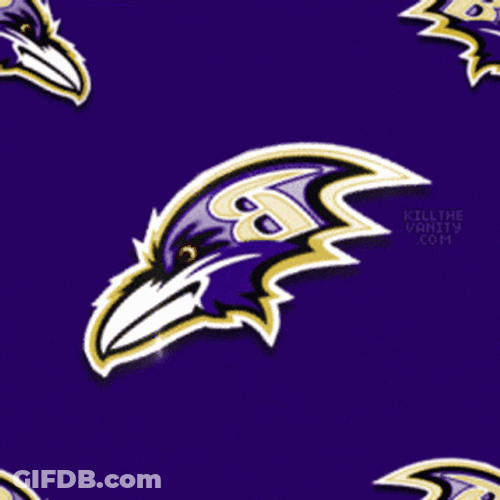 Blue Ravens Logo GIF