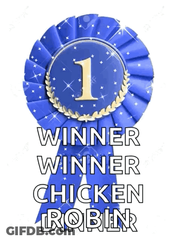 Blue Ribbon Number One GIF