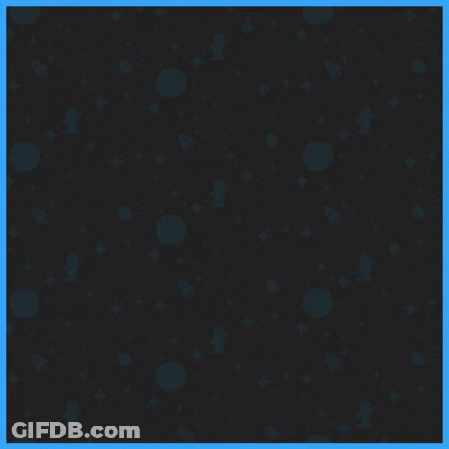 Blue Rocket Level-Up Poster GIF