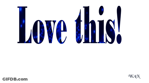 Blue Rose Saying Love This GIF