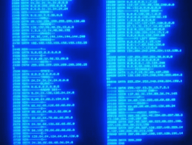 Blue Screen Of Death Hacker Screen GIF