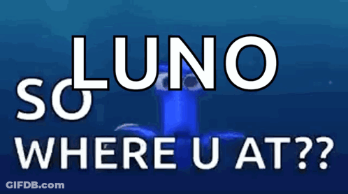 Blue Shark Saying Luno So Where U At GIF