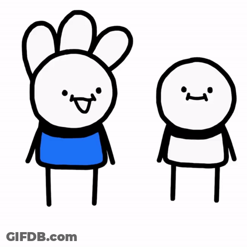 Blue Shirt Cartoon And Hat Star Character GIF