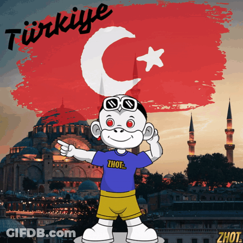 Blue Shirt Cartoon Character Saying Ihot GIF