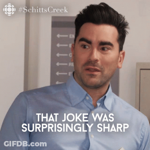 Blue Shirt Man That Joke Was Surprisingly Sharp GIF