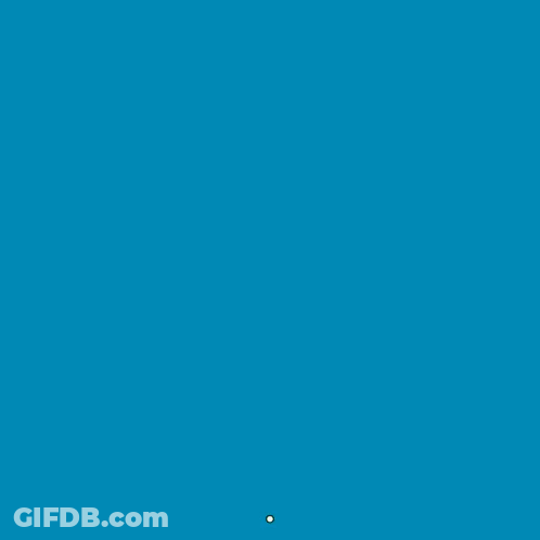 Blue Sign Saying Keep Going In Yellow Letters GIF