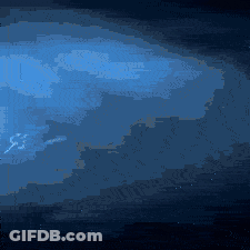 Blue Sky With Stars GIF