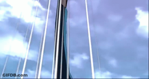 Blue Sky With White Clouds GIF