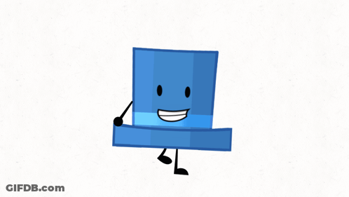 Blue Top Hat Character Giving Thumbs Up GIF