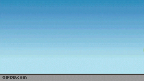 Blue Truck Driving Down Road Next To Green Tree GIF