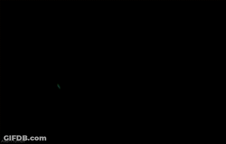Blue Universe Galaxy Bulb GIF