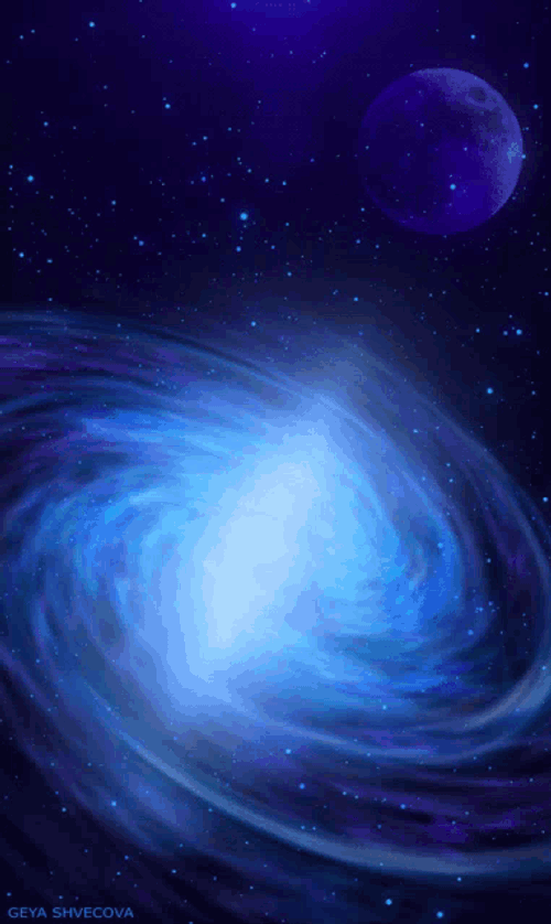 Blue Universe GIF