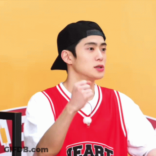 Blue Vest Man Peace Sign Pink Shirt Man GIF