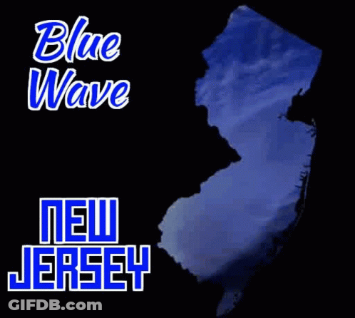 Blue Wave New Jersey Map GIF