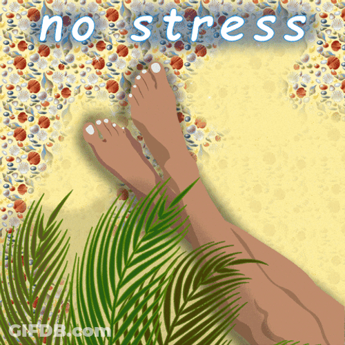 Blue Wave No Stress GIF