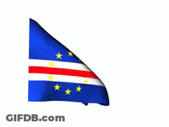 Blue White And Red Flag With Yellow Stars GIF