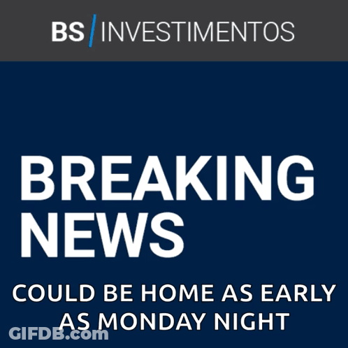 Blue White Breaking News Could Be Home Monday Night GIF