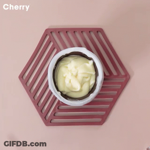 Blueberries Poured Into Wooden Bowl GIF