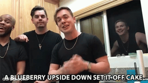 Blueberry Upside Down Cake GIF