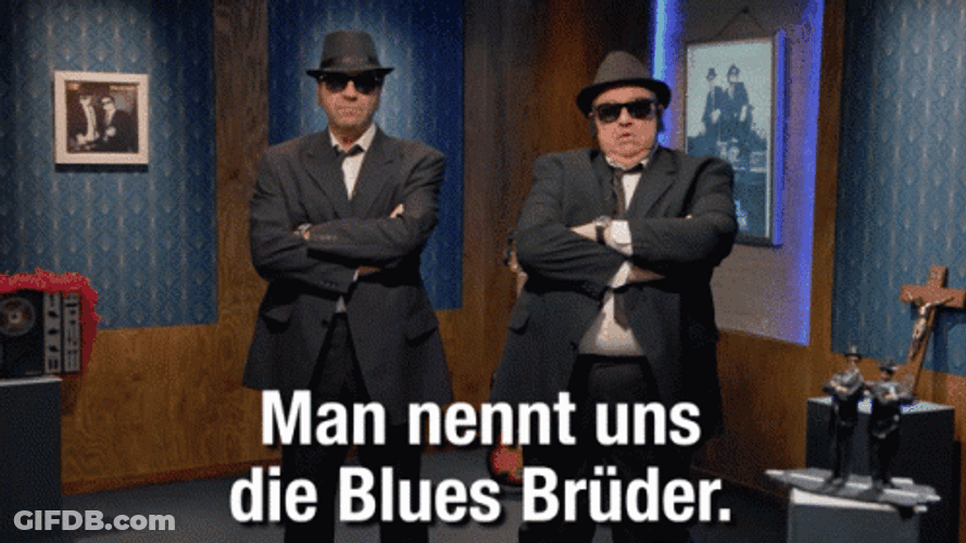 Blues Brothers Cross Arms GIF