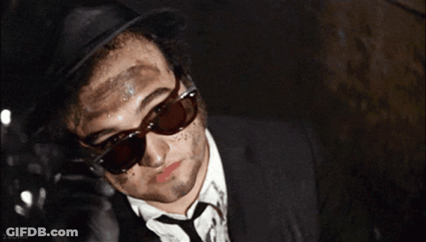 Blues Brothers John Belushi Mud Face GIF