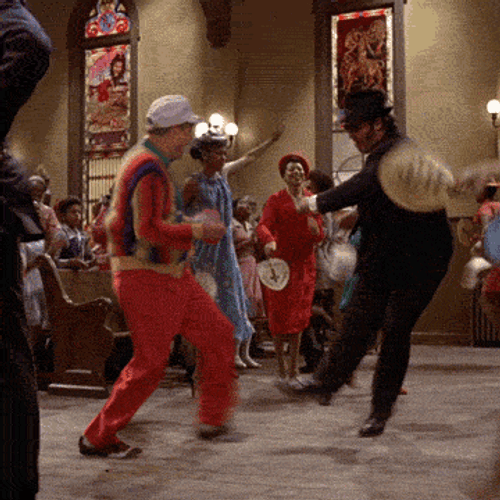Blues Brothers John Belushi Rodney Dangerfield Dancing GIF