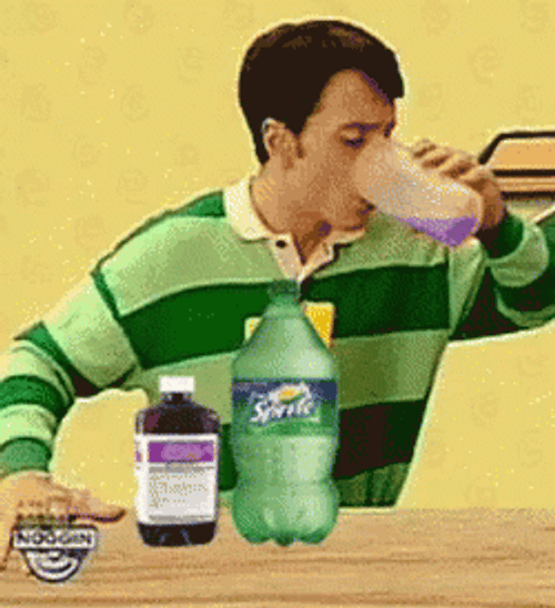 Blues Clues Steve Drinking Lean GIF