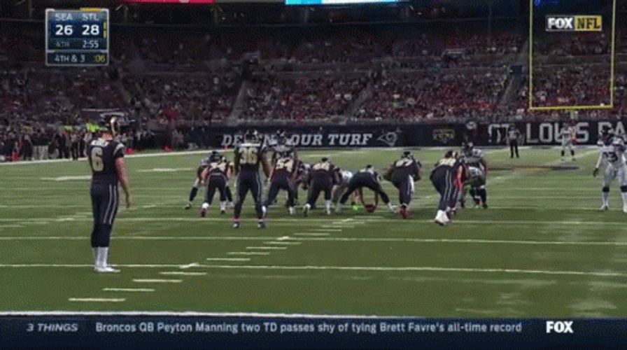 Blues Vs Kraken Punt Football GIF
