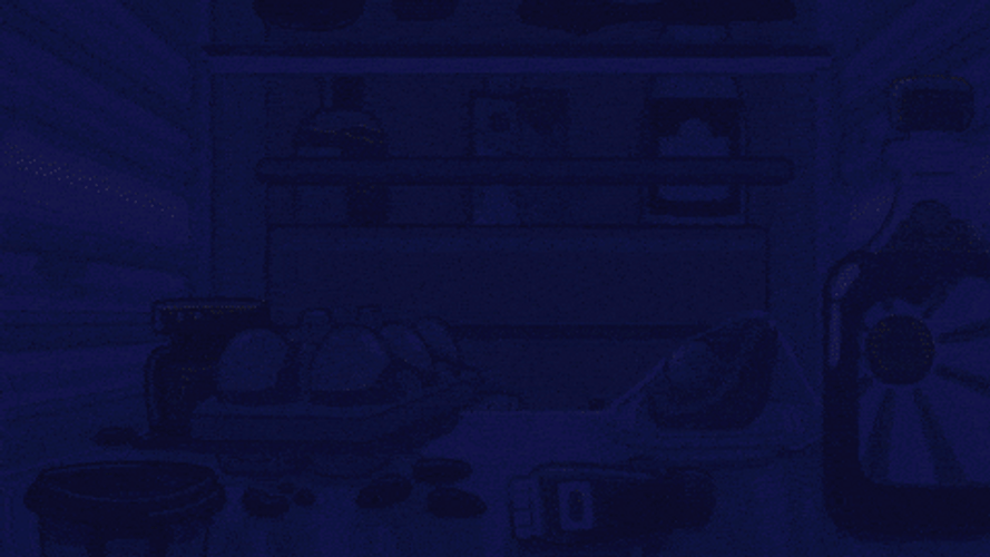 Bluey And Bingo Open Refrigerator And Found Egg Dog GIF