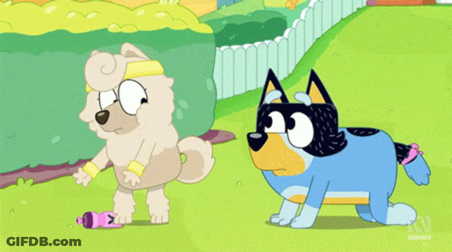 Bluey And Wendy GIF