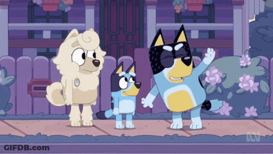 Bluey Bandit Heeler GIF