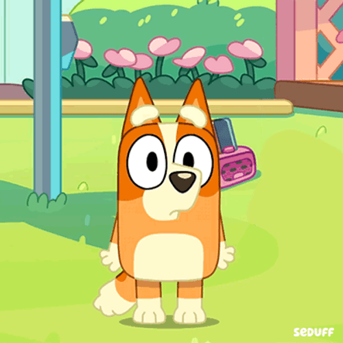 Bluey Bingo Just When I Thought I Was Out GIF