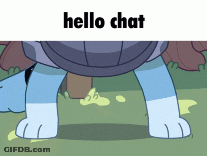 Bluey Bingo Saying Hello GIF