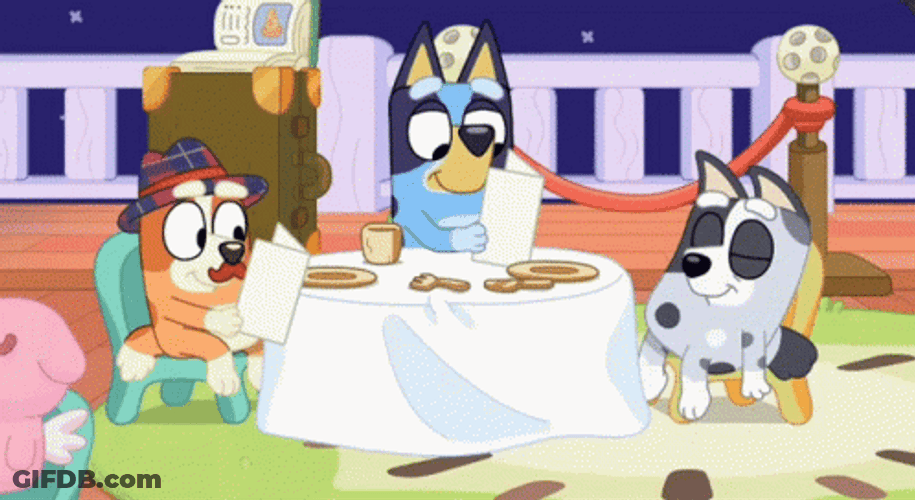 Bluey Fail Dinner GIF