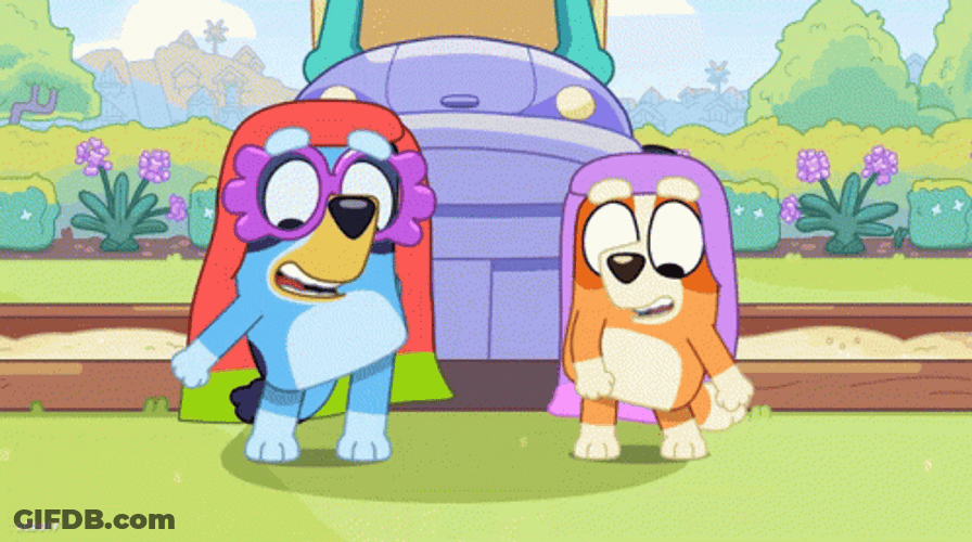 Bluey Floss Dancing GIF